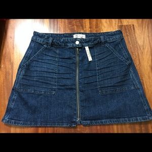 Madewell jean skirt